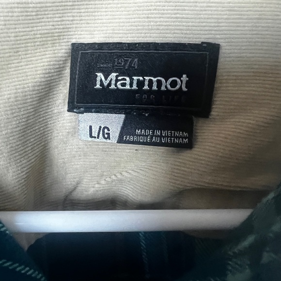 Womens Marmot Flannel shirt size Large - Picture 5 of 6